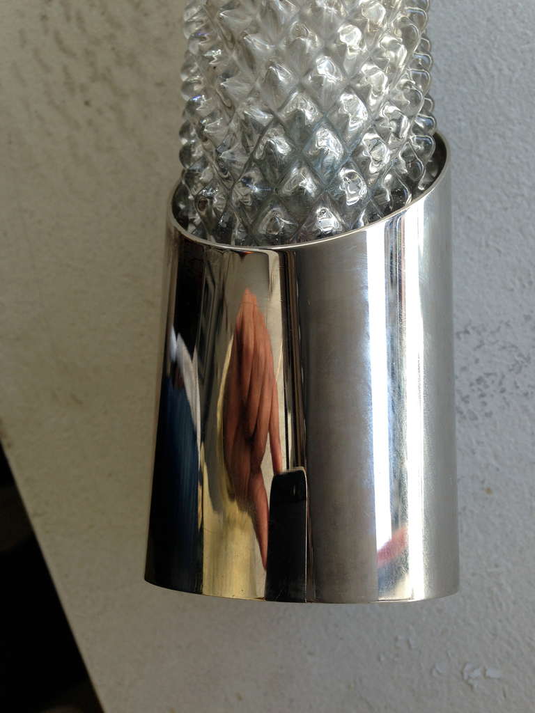 Mid-Century moderno Due coppie di lampade da parete tedesche dell'età dello spazio in vendita