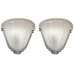 Pair of 1970s "High Style" Sconces