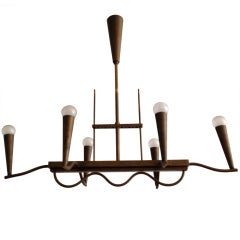 French 40s  Billiard Chandelier