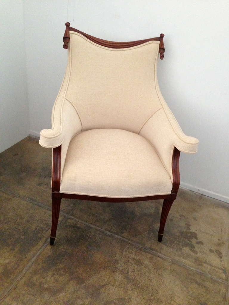 Mid-20th Century Pair of Grosfeld House 1940s Chairs