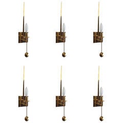 Set of Six Pierre Forssell Wall Lights 11