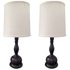 Pair of Just Andersen Lamps