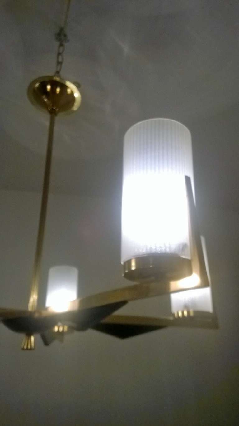 French 1970s Chandelier 1