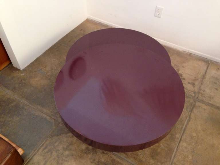 Mid-Century Modern Saporiti 80s Swivel Cocktail Table