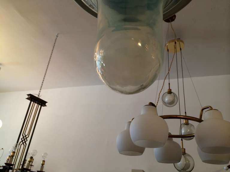 Carlo Nason Pendant or Flush Light In Excellent Condition In New York, NY