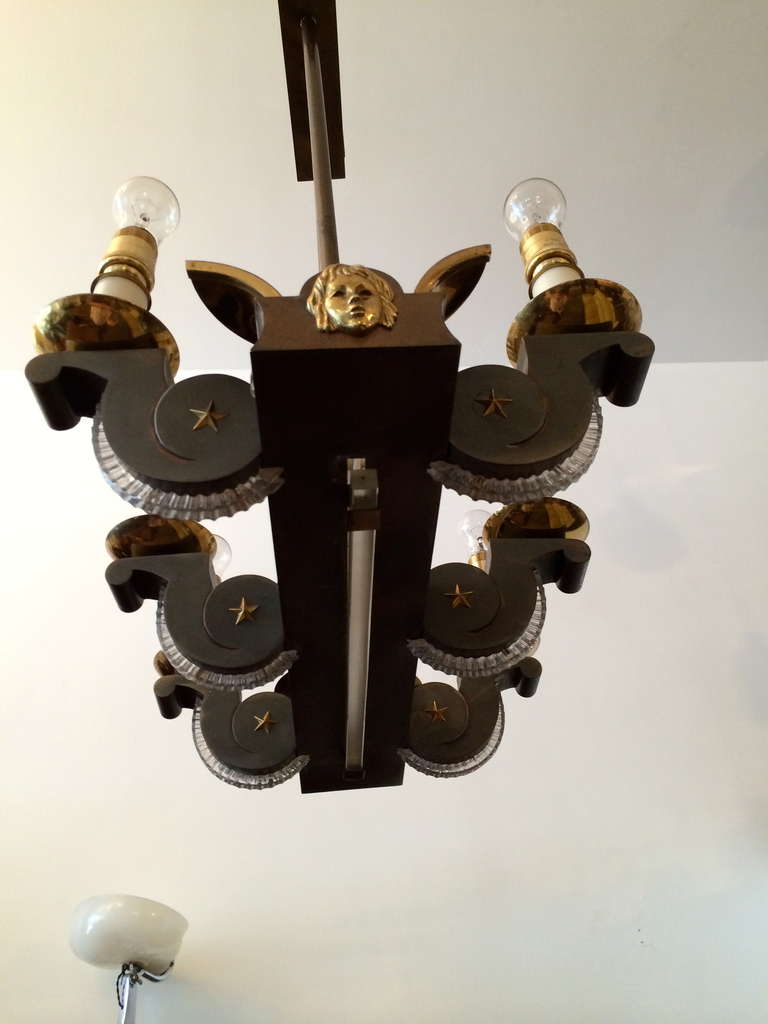 French, 1940s, Chandelier For Sale 5
