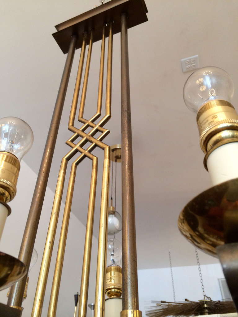 Vetro Francese, anni '40, Lampadario in vendita