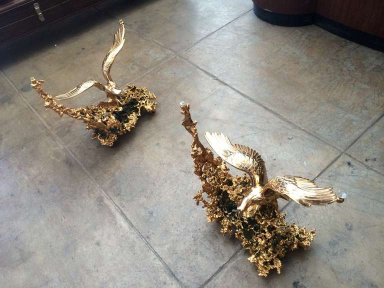 Claude Victor Boeltz 24k Gold "Exploded Bronze" Table