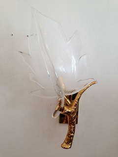 80s Italian Murano Glass Sconce