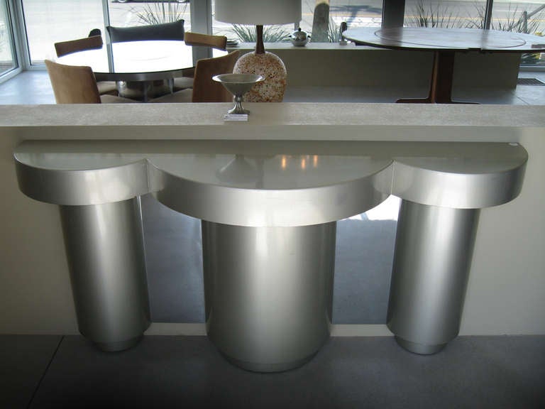 American Ernest C. Masi, 1980s Console Table