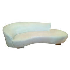Vladimir Kagan Leather "Cloud" Sofa