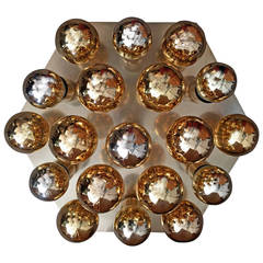 1960s Cosack Space Age Flush Ceiling Light