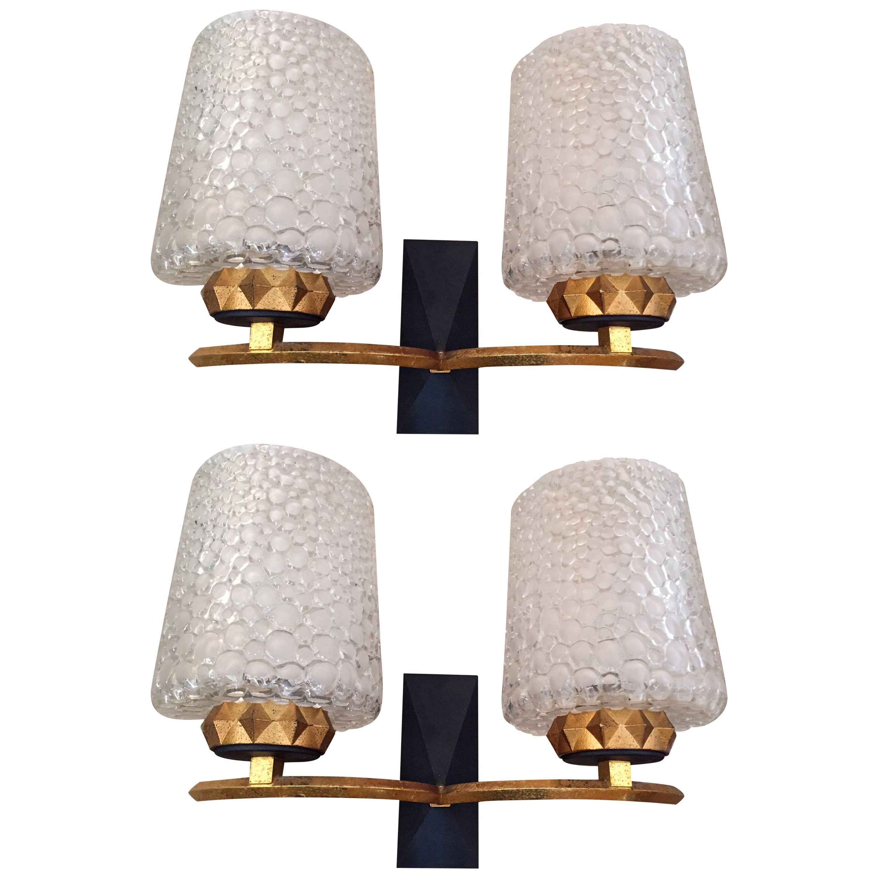 Pair of French 1960s Wall Lights