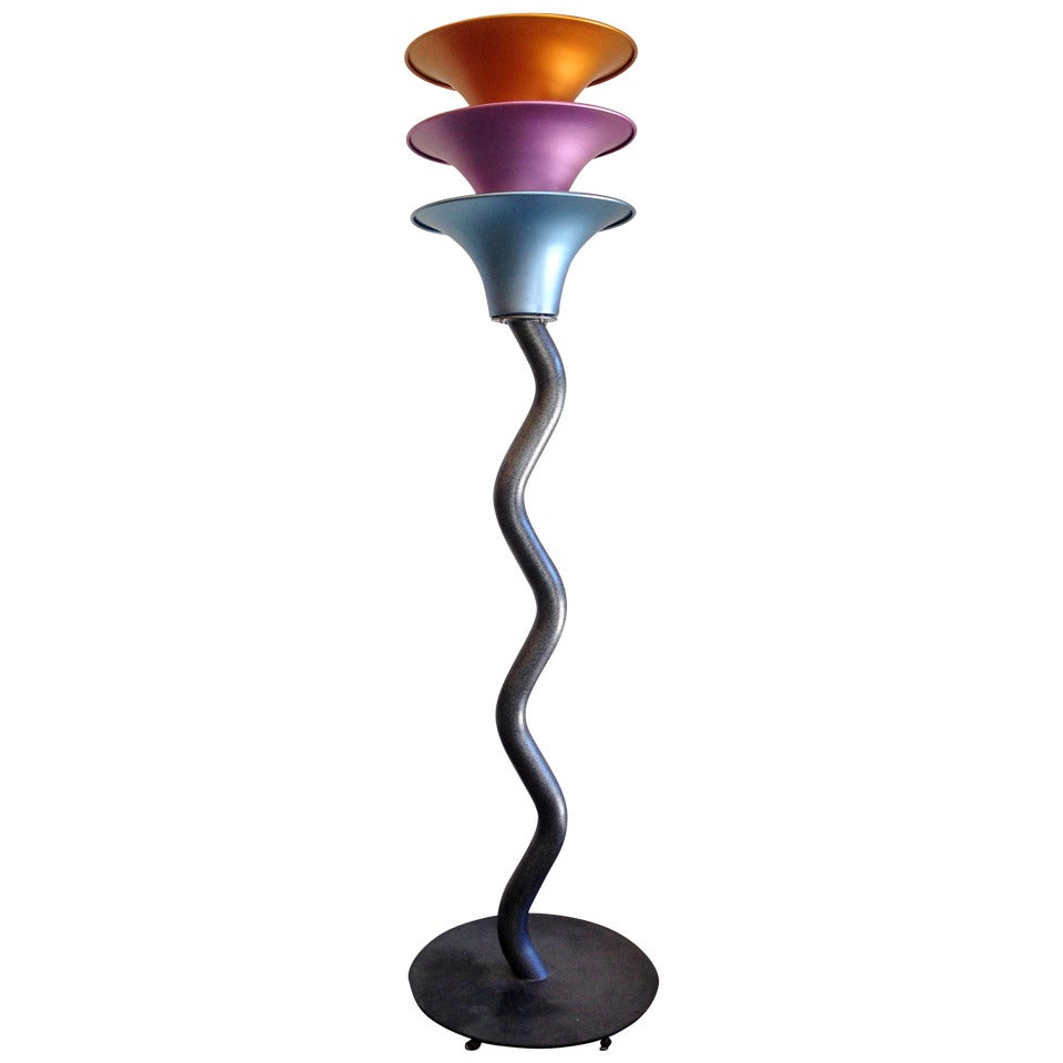 Peter Shire "Olympic Torch" Floor Lamp