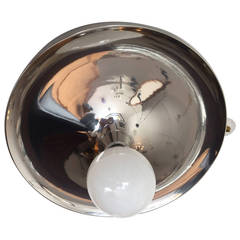 1960s Space Age Flush Ceiling Light