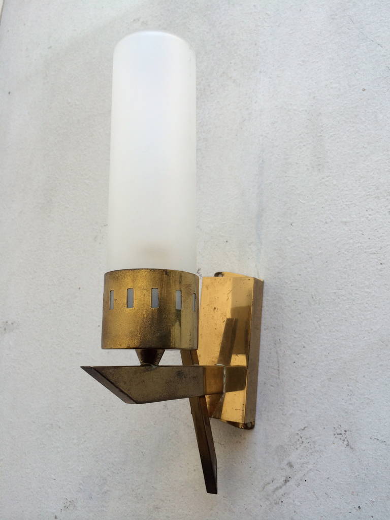 Pair of German 1960s Wall Lights at 1stdibs