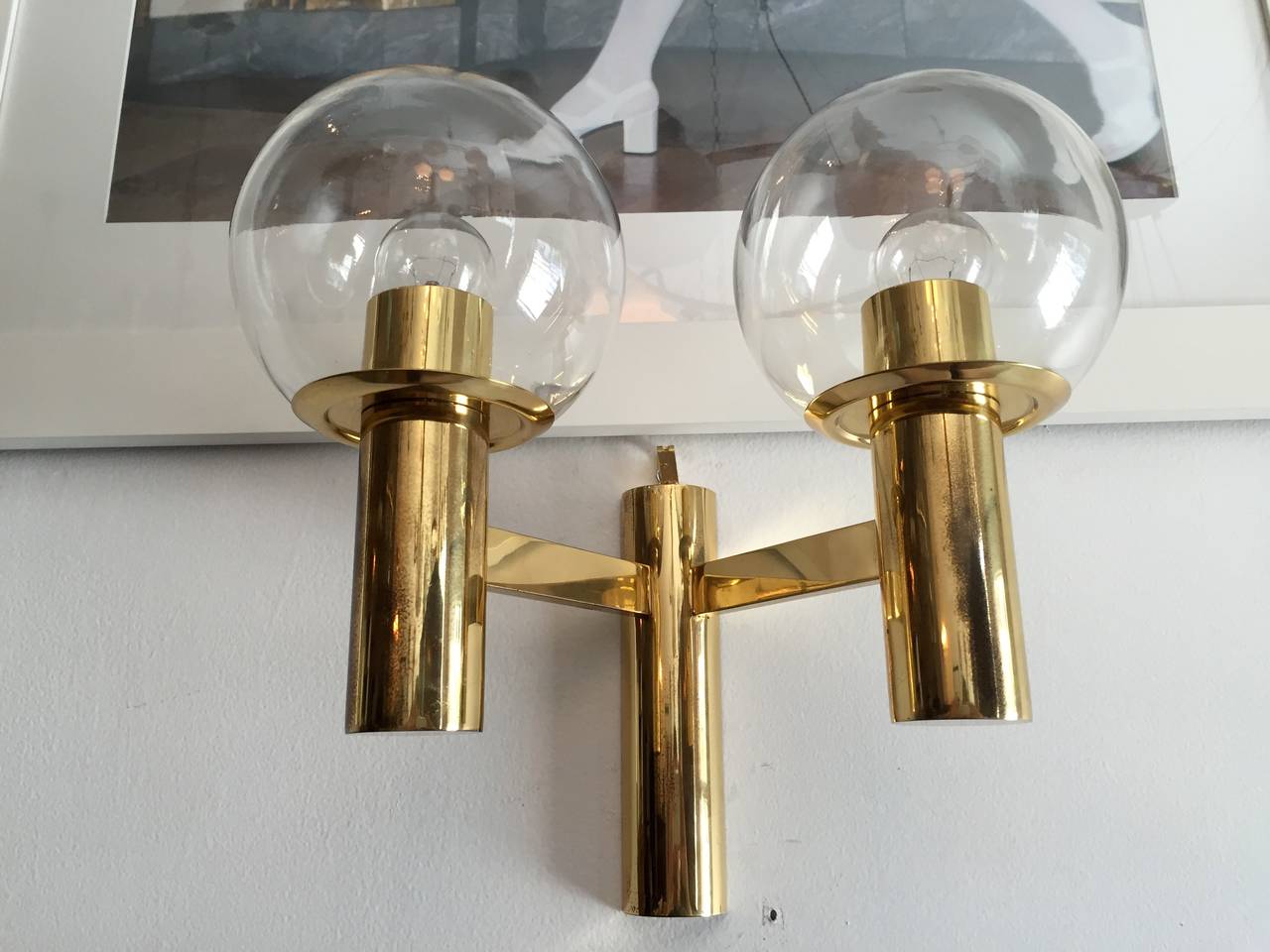 Pair of Hans Agne Jakobsson Wall Lights In Excellent Condition In New York, NY