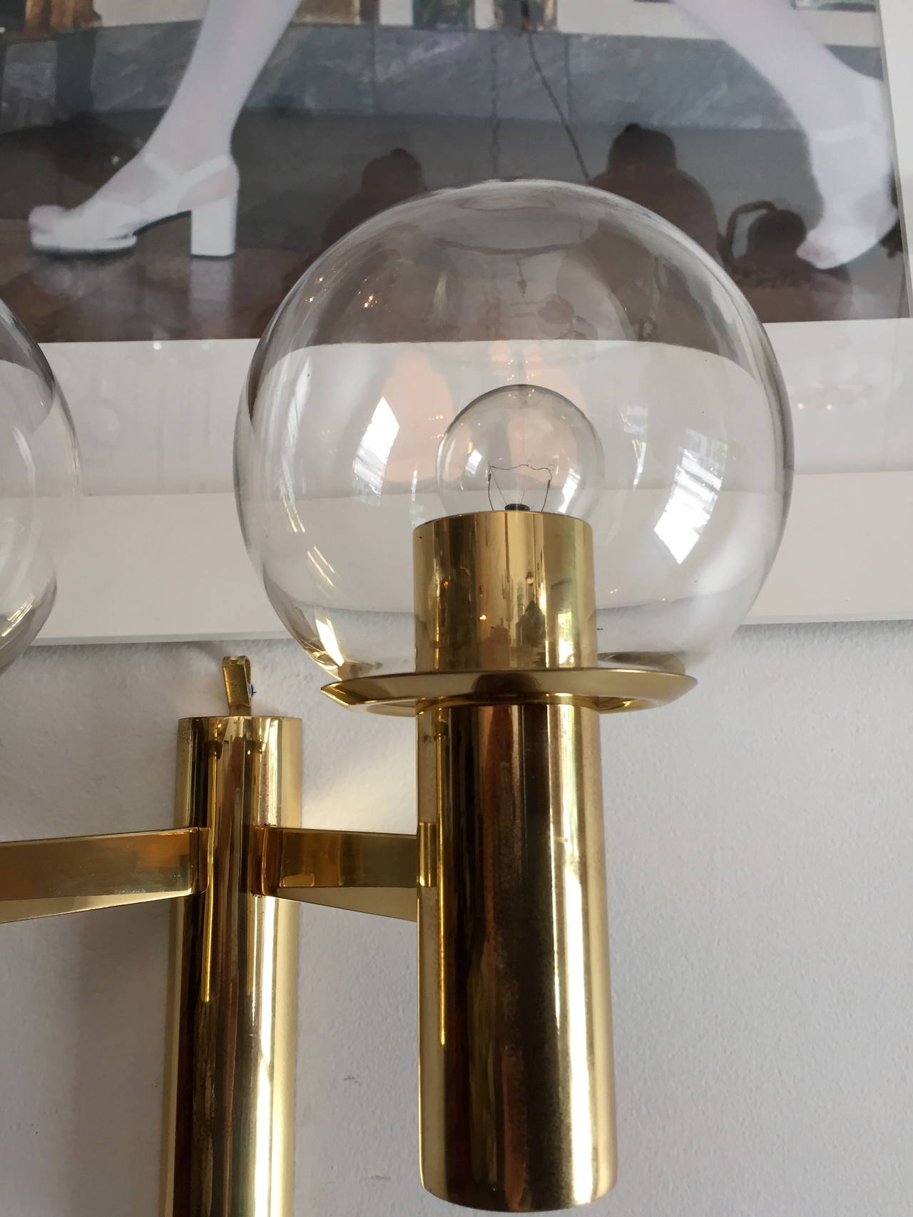 Mid-20th Century Pair of Hans Agne Jakobsson Wall Lights