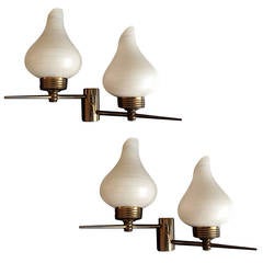 Pair of French 1950s Sconces 3