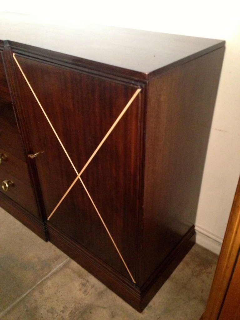 Tommi Parzinger Sideboard 1940s Art Deco American In Excellent Condition In New York, NY