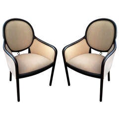 Pair of Ward Bennett Side Chairs