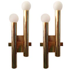 Paire d
appliques Sciolari, années 1960