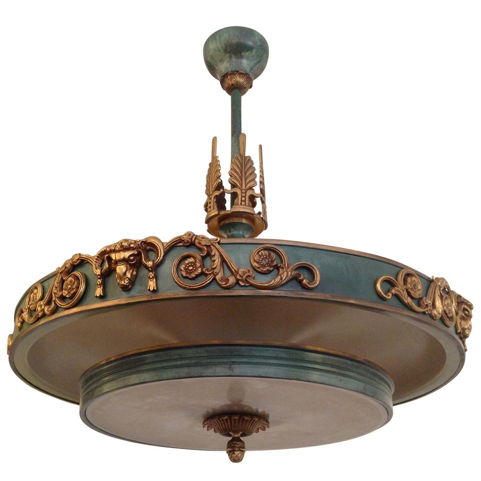 Swedish Art Deco Chandelier