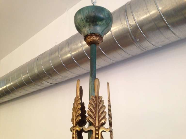 20th Century Swedish Art Deco Chandelier