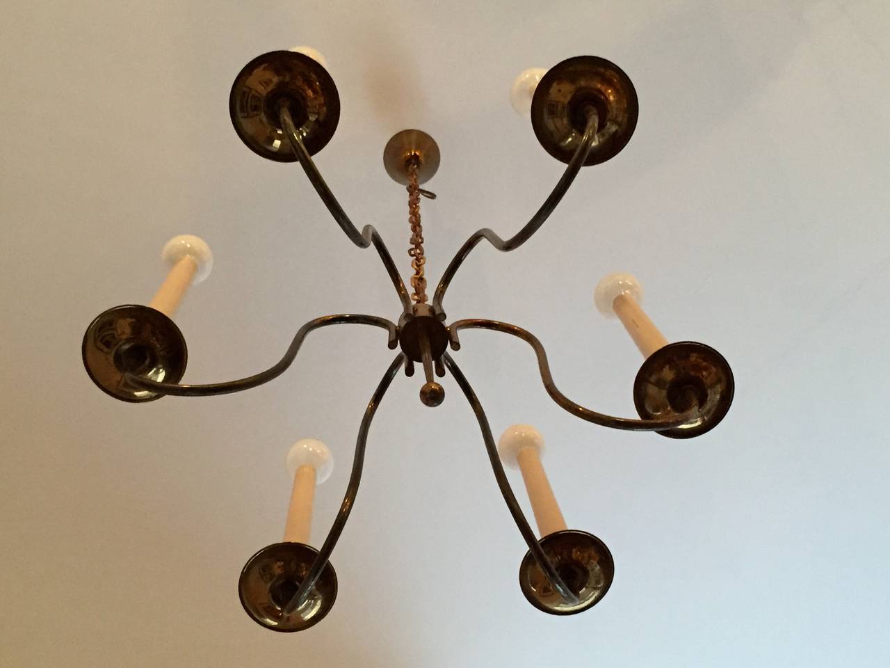 French 1950s Chandelier 4