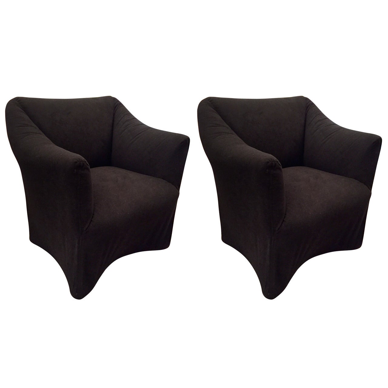 Pair of Mario Bellini "Tentazione" Chairs