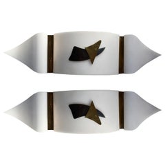 Pair of Italian, 1950s Sconces