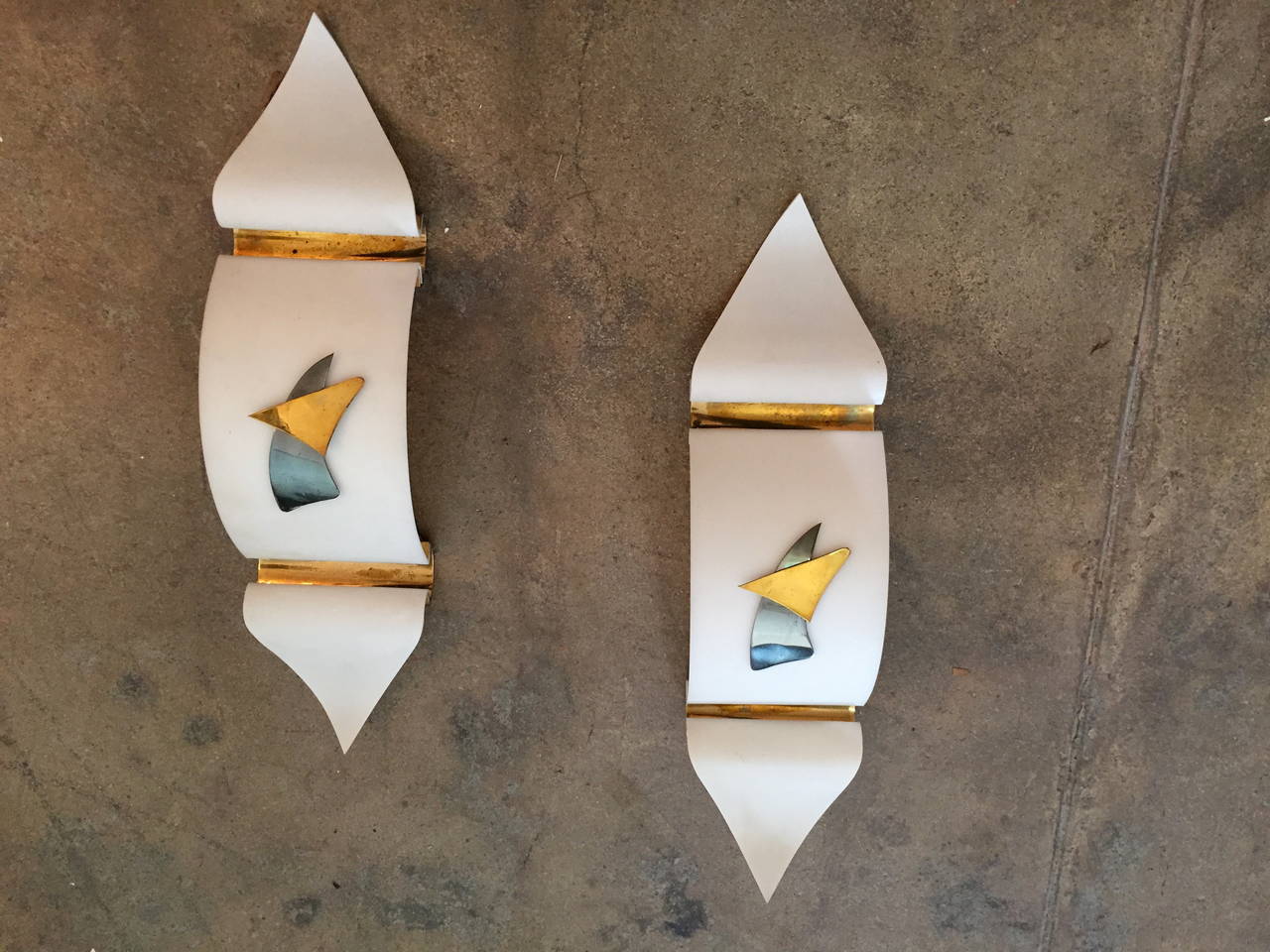 Pair of Italian, 1950s Sconces For Sale 1