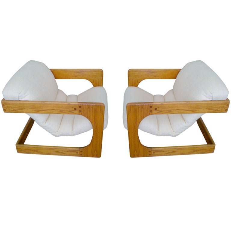Pair of Lou Hodges California Sling Chairs