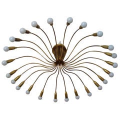 Arredoluce "Ragno" Flush Chandelier