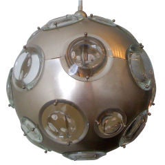 Italian Glass Prism  Sphere Light (2)
