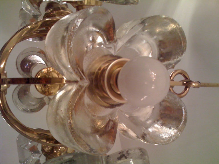 Austrian Floral Glass Pendant