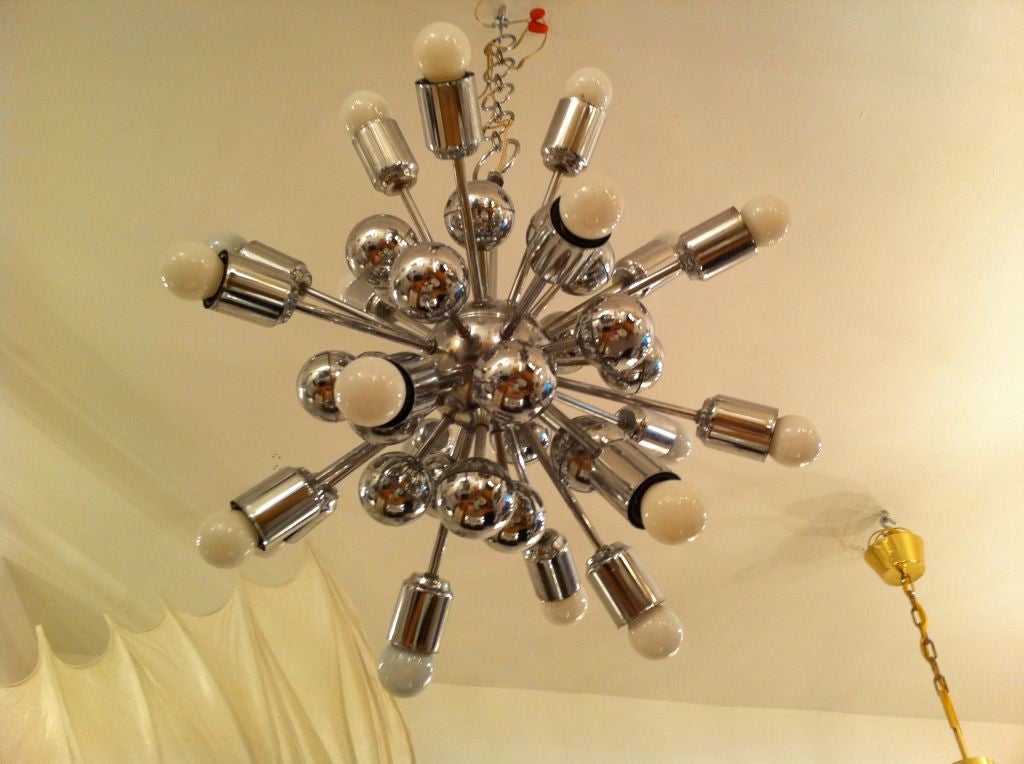 Mid-20th Century German Sixties Sputnik LIght