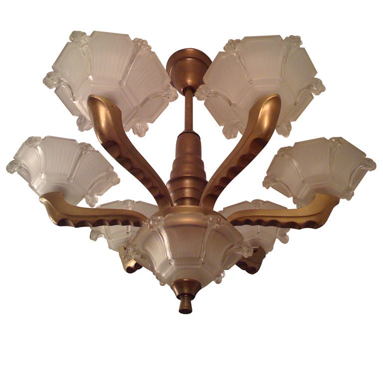 French Deco Chandelier