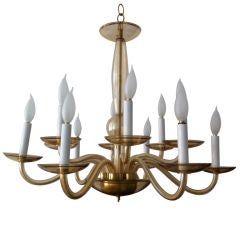 12 Light Bohemian Glass Chandelier