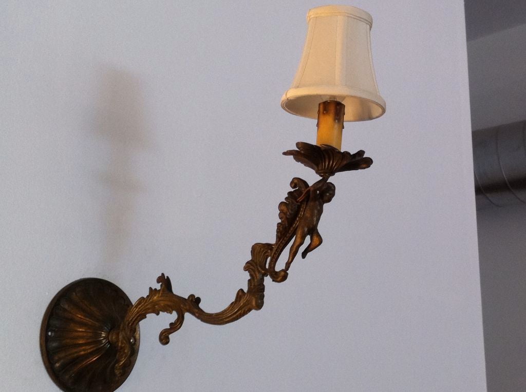 Pair of French Regency Sconces In Excellent Condition For Sale In New York, NY