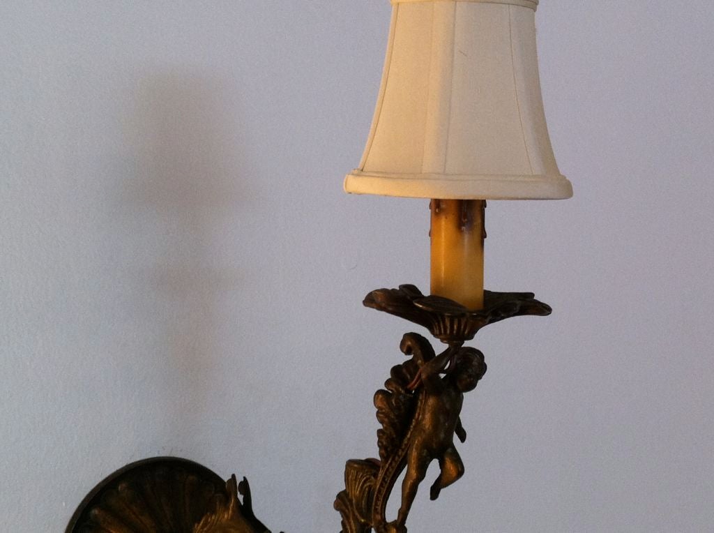 Pair of French Regency Sconces For Sale 2