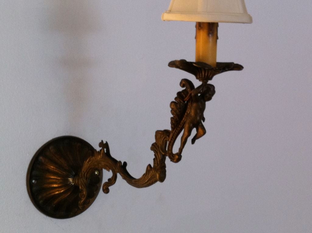 Pair of French Regency Sconces For Sale 4