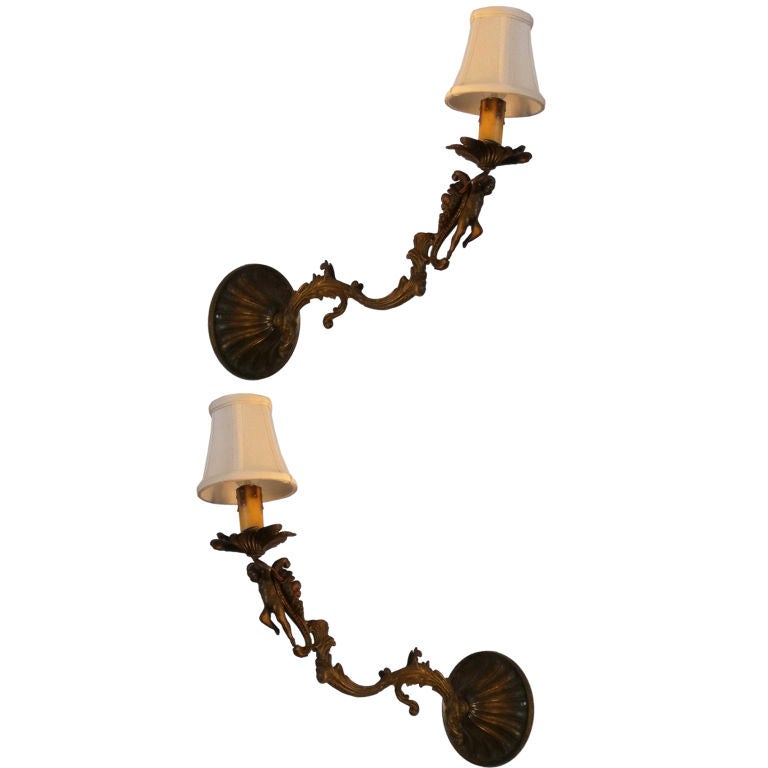 Pair of French Regency Sconces