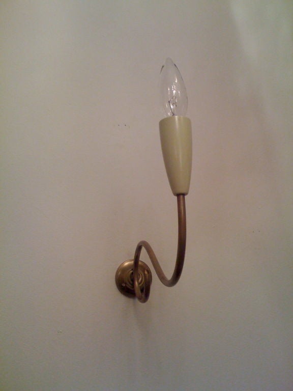 Pair of Fifties Italian Sconces For Sale 5