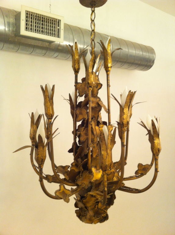 Large Tom Greene Brutal Chandelier 3