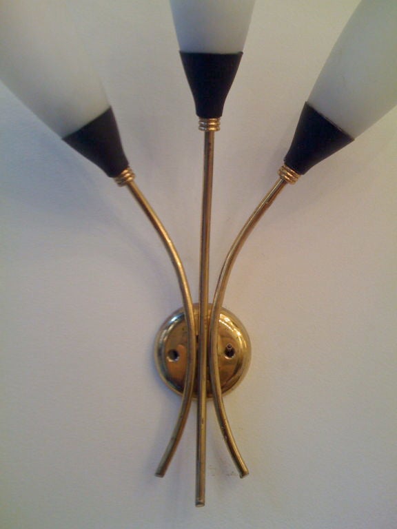 Pair of Italian Fifties Wall Sconces 6