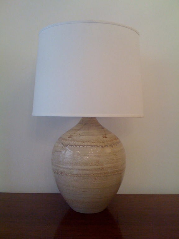 Pair of California Art Pottery Table Lamps 5
