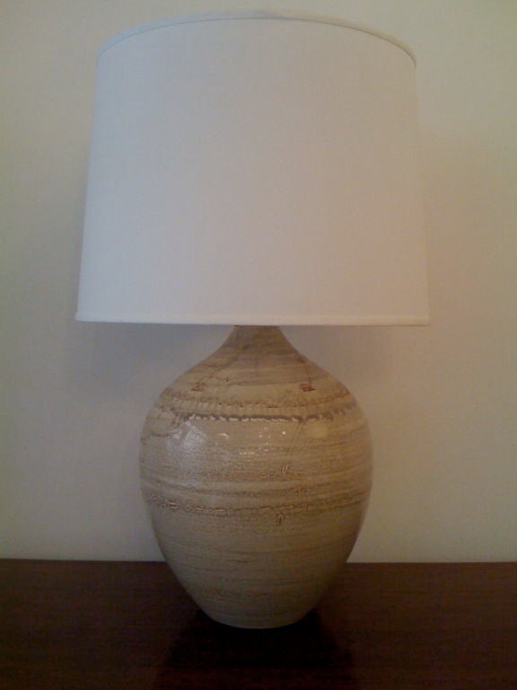 Pair of California Art Pottery Table Lamps 4