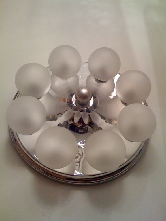 Late 20th Century German, 1970s Wall Sconce or Ceiling Light For Sale