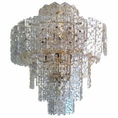 Large Kinkeldey Crystal Chandelier